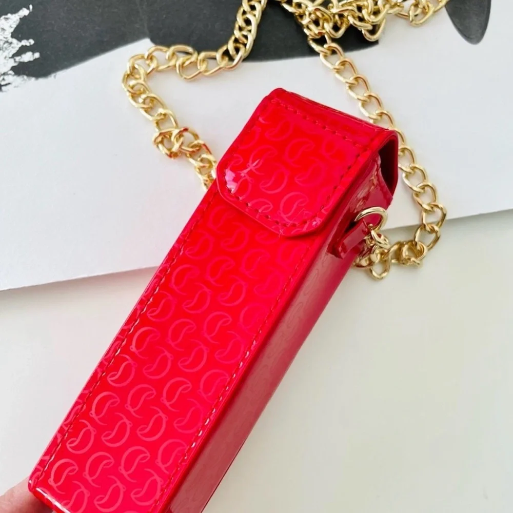 Christian Louboutin‎ Lipstick Case with Crossbody Chain